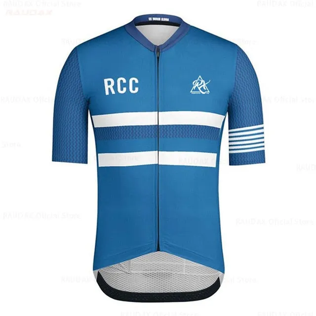 2020 Men's Clothes Wear Better RCC Rainbow Pro Team Areo Cycling Jersey Short Sleeve Bicycle Clothes Summer MTB Road Bike Shirt