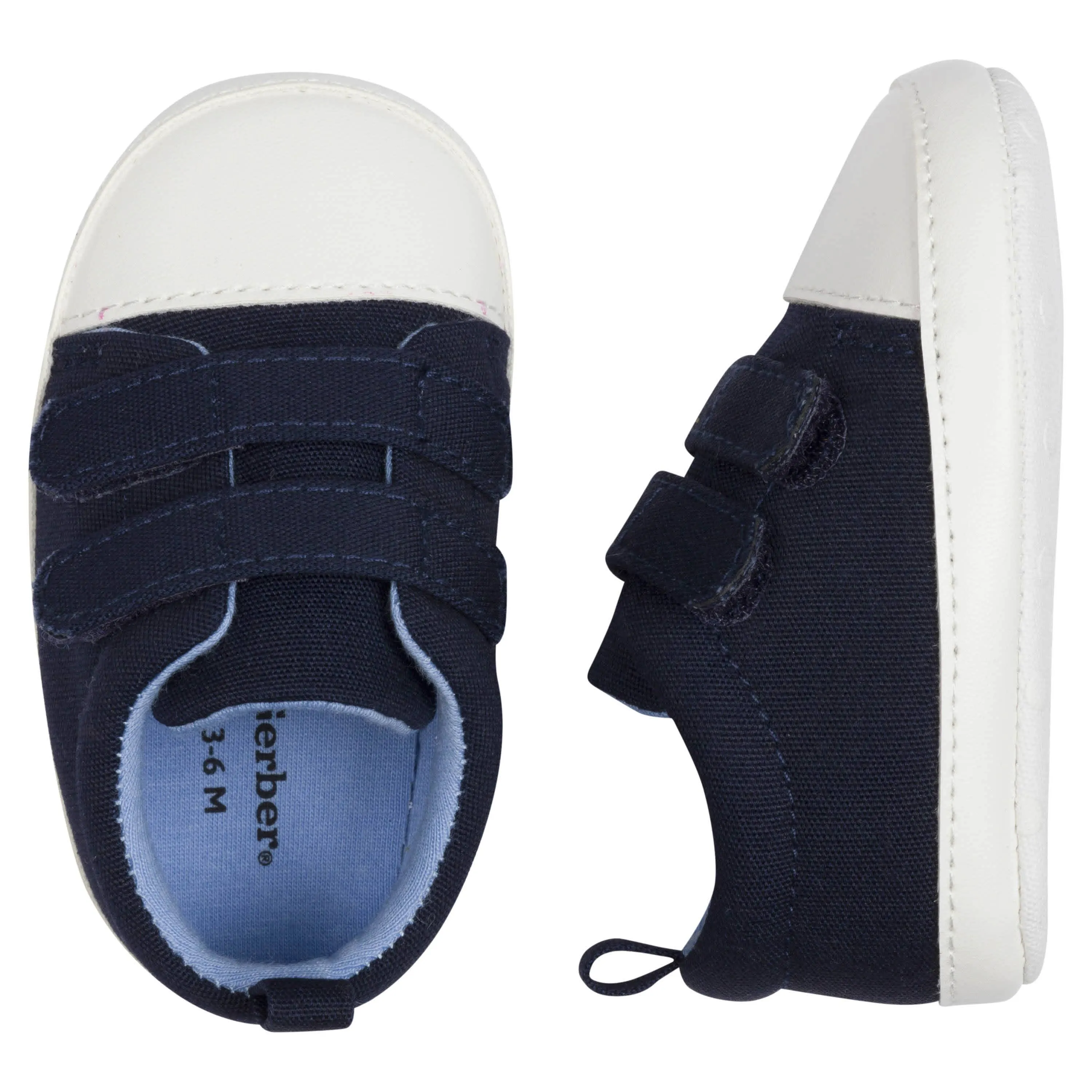 Baby Neutral Navy Canvas Sneakers