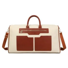 Badgley Mischka Juliet Travel Weekender Bag - Off-White