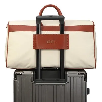 Badgley Mischka Juliet Travel Weekender Bag - Off-White