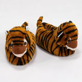 Children's Fluffy Tiger Slippers