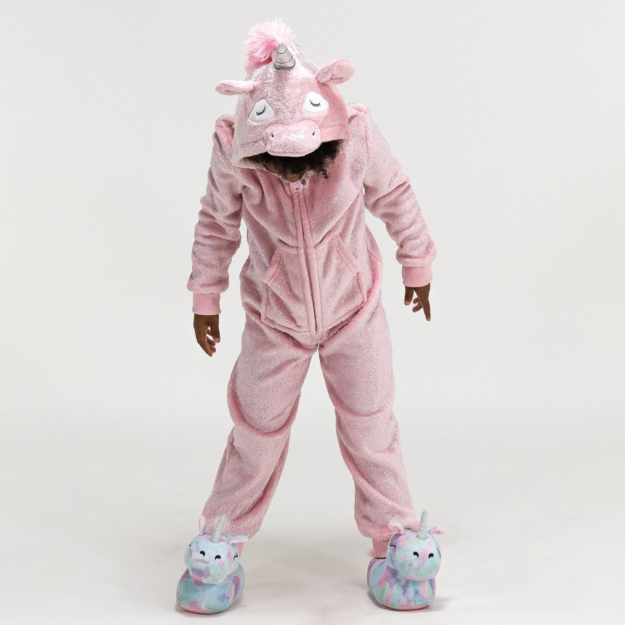 Children's Unicorn Animal Fleece Onesie