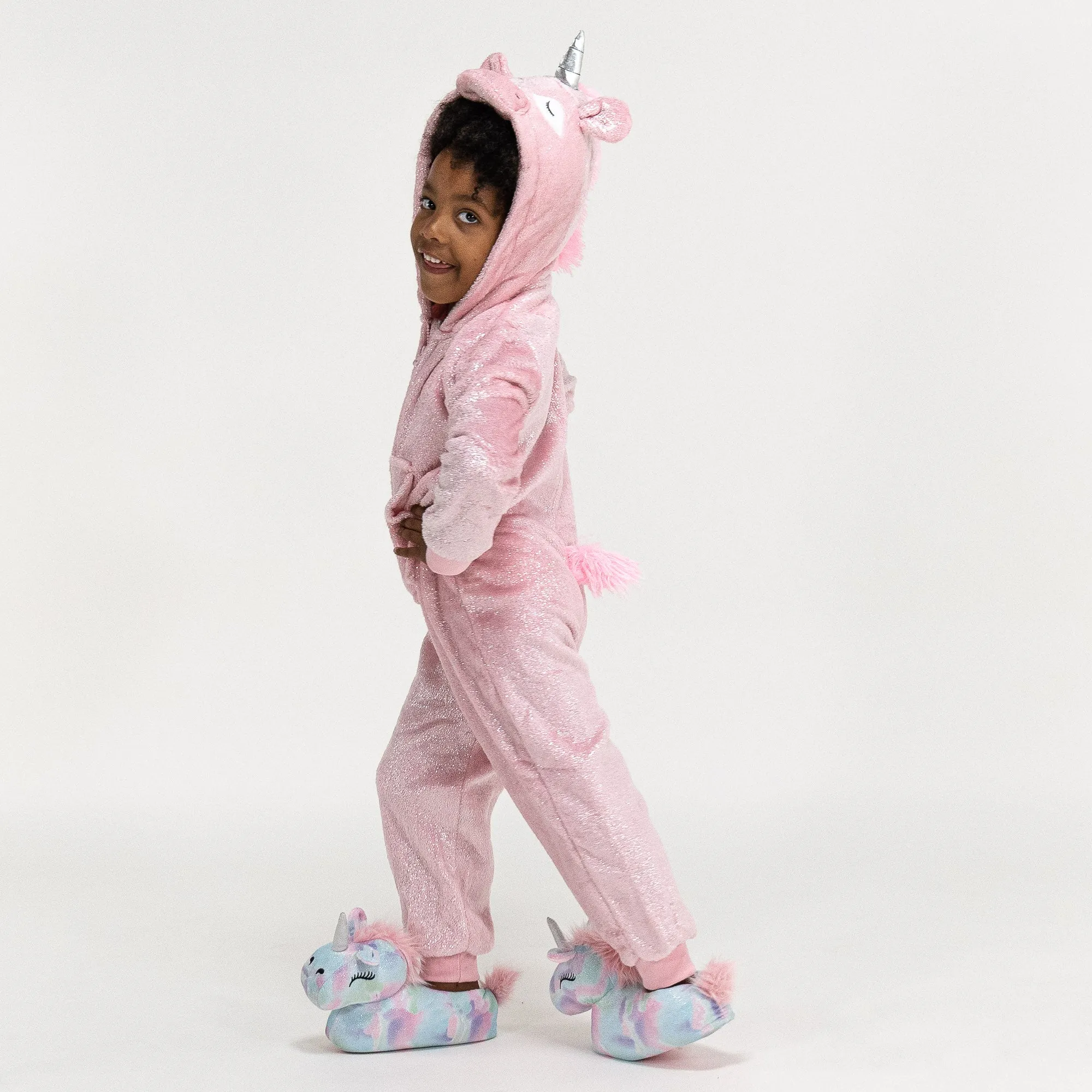 Children's Unicorn Animal Fleece Onesie