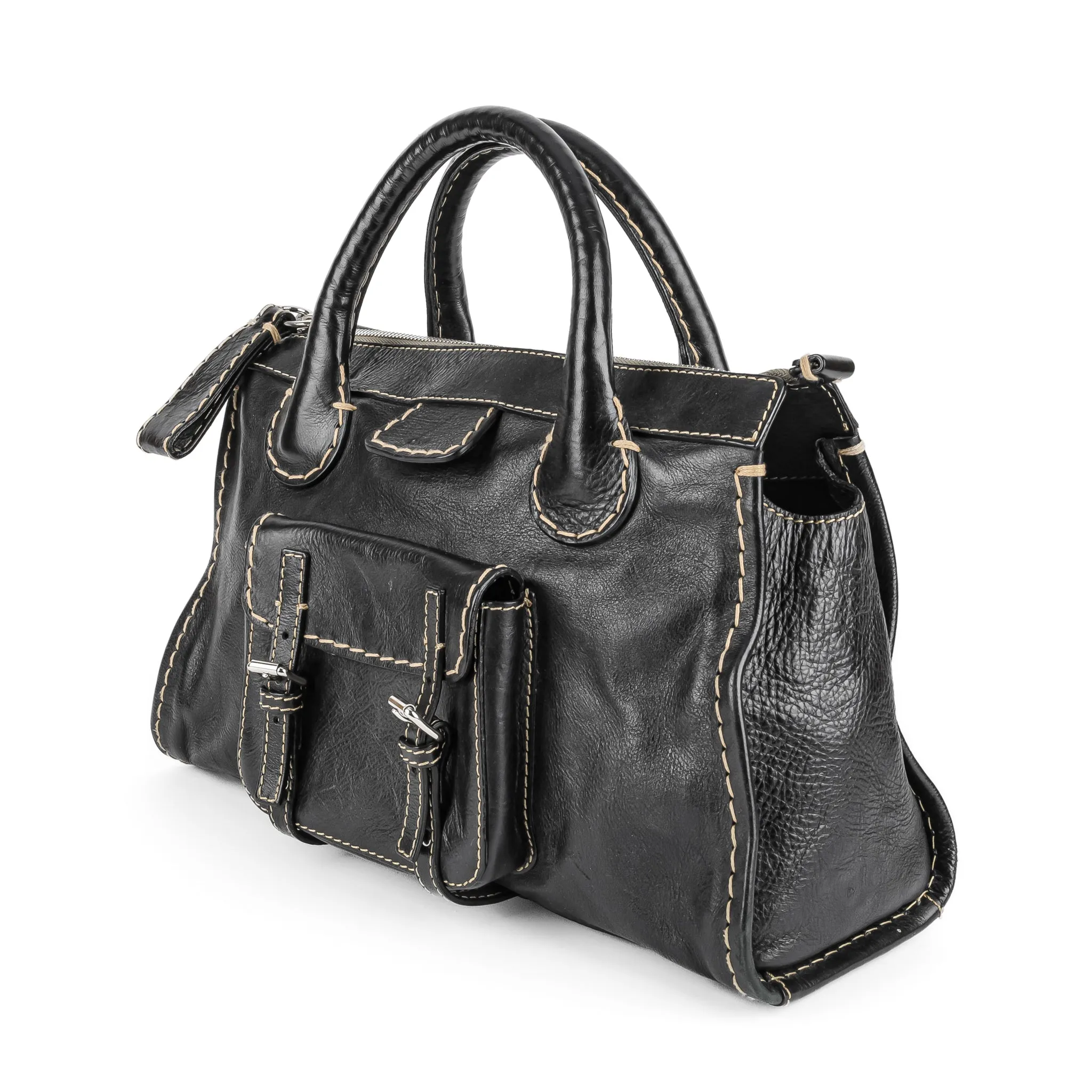 CHLOE Edith Tote - Black Leather