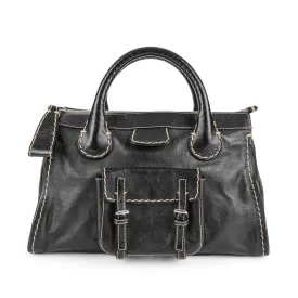 CHLOE Edith Tote - Black Leather