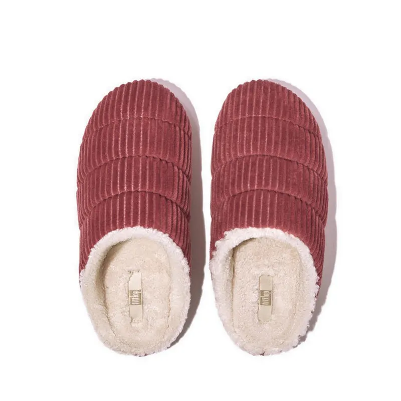 CHRISSIE BIOFLEECE-LINED CORDUROY SLIPPERS