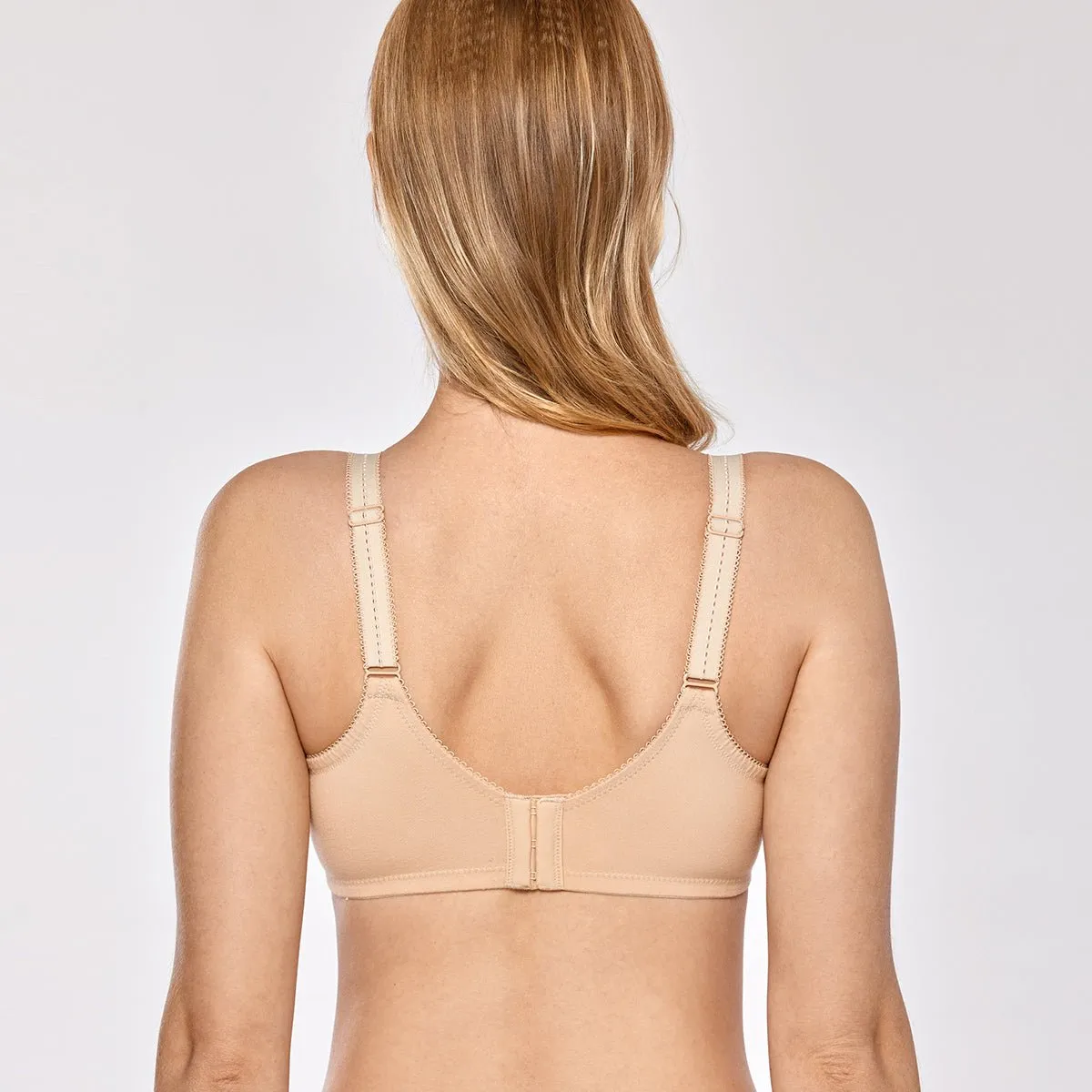 Cooling Day Wireless Nude Cotton Bra