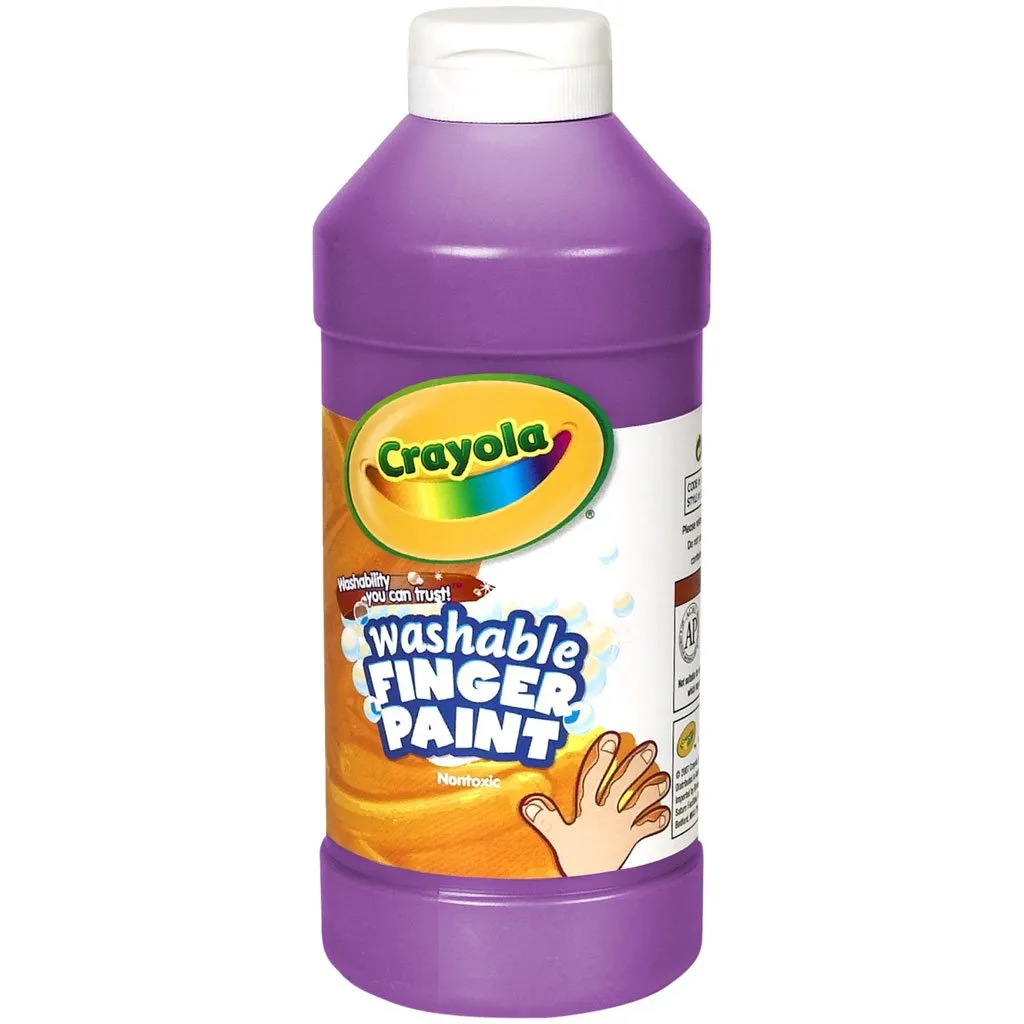 Crayola Washable Finger Paint 16oz White