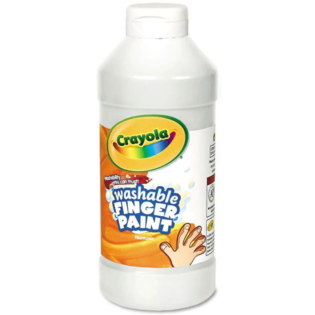 Crayola Washable Finger Paint 16oz White