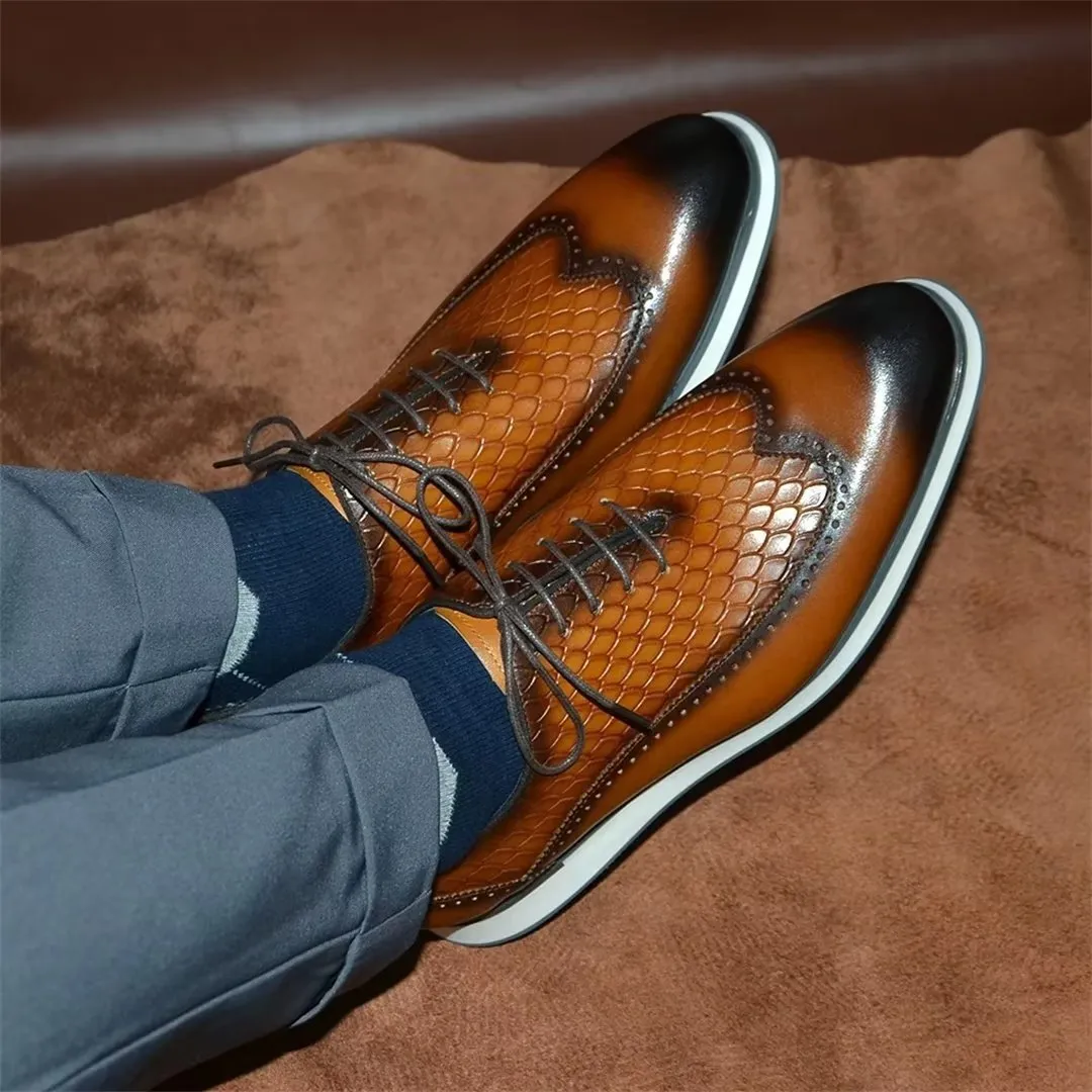 Distinguished Gentleman's Lace-Up Shoes