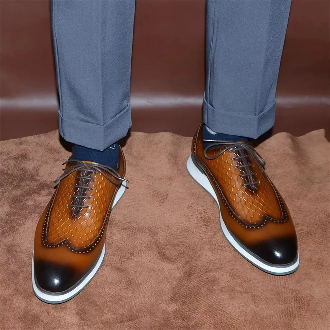 Distinguished Gentleman's Lace-Up Shoes