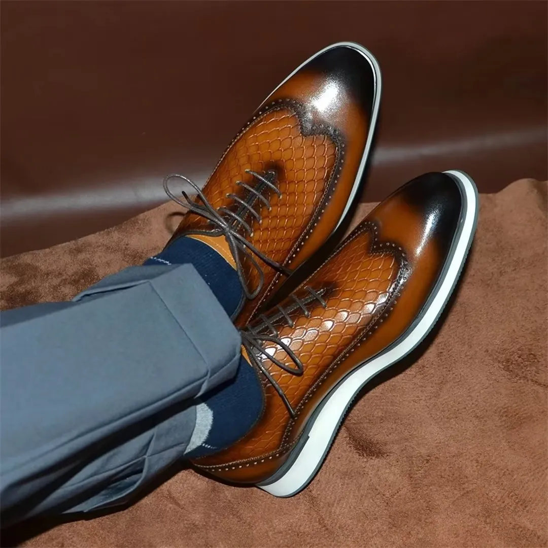 Distinguished Gentleman's Lace-Up Shoes