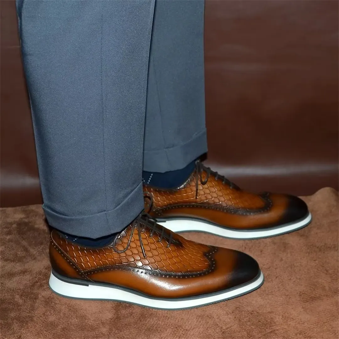 Distinguished Gentleman's Lace-Up Shoes