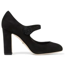 Dolce & Gabbana Black Leather Di Capra Pump