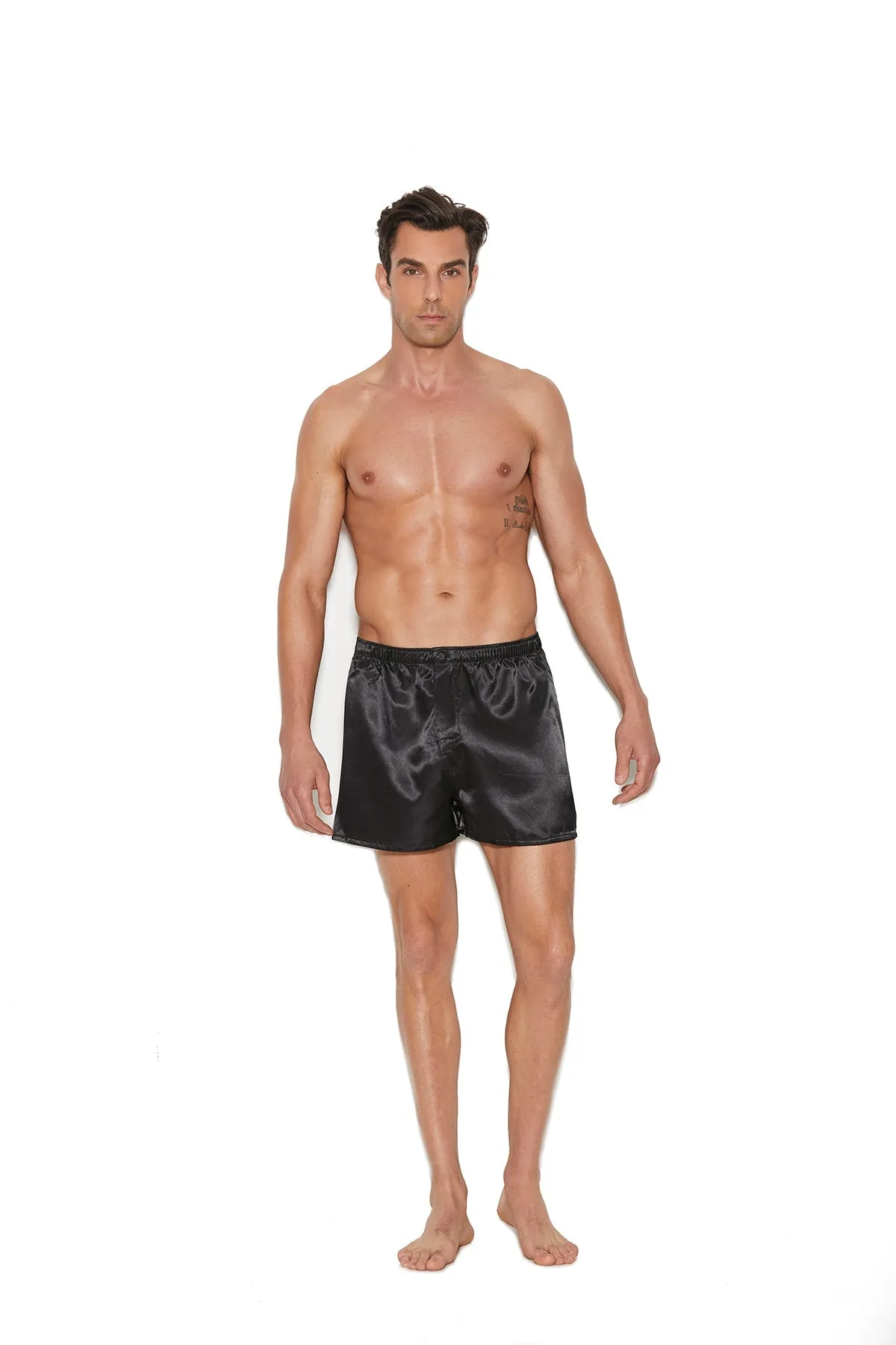 Elegant Moments Charmeuse Satin Mens Boxer Short