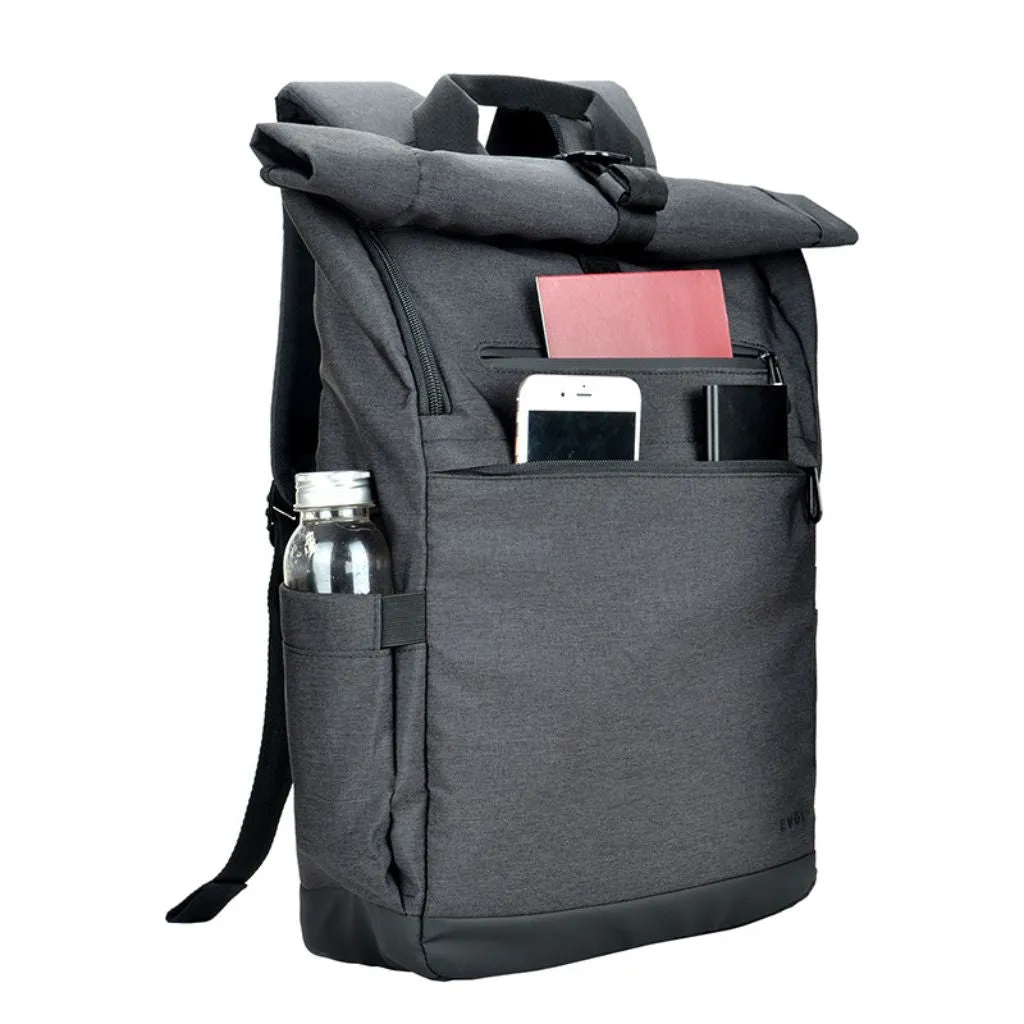 Evol - Hampton 15.6" Laptop Business backpack - Charcoal Grey