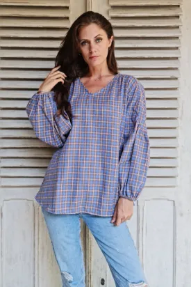 Flannel Peasant Top By Pixi Carnival