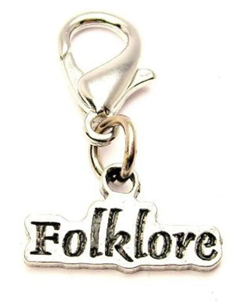 Folklore Zipper Pull