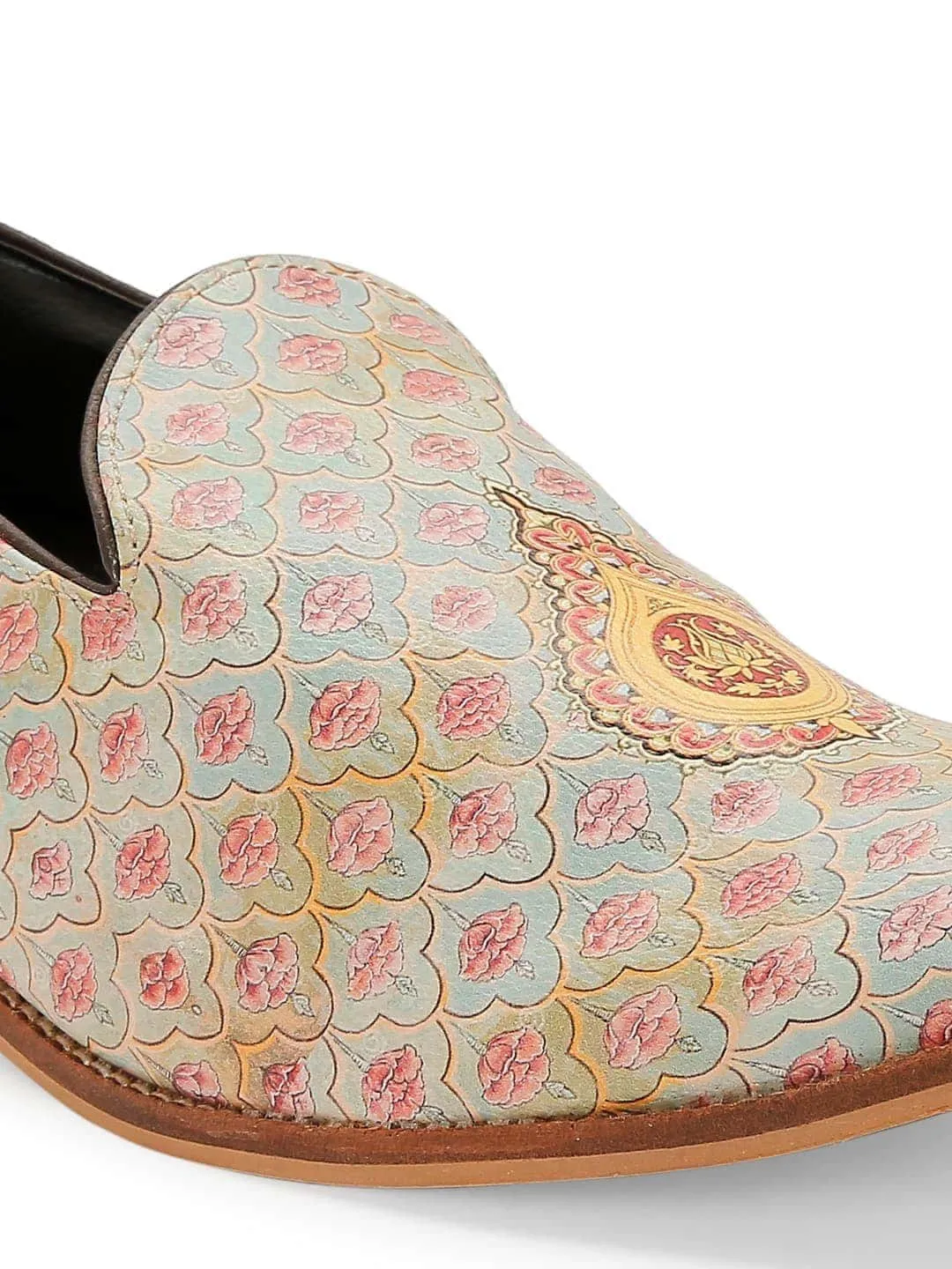 Handmade Mughal Art Designer Loafers