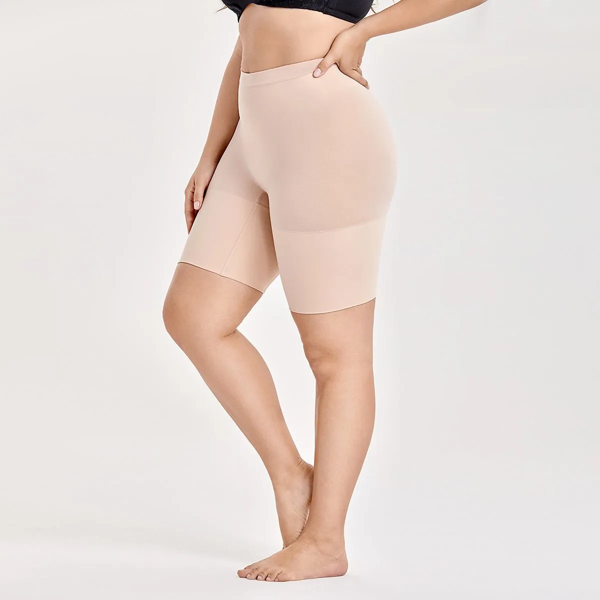 High Waist Lightweight Tummy Control Thigh Slimmer Nude Panty