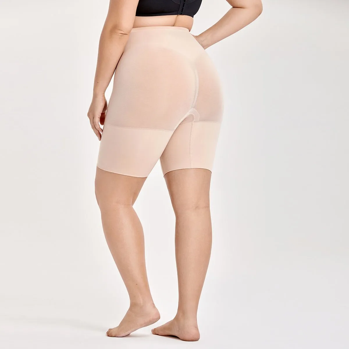 High Waist Lightweight Tummy Control Thigh Slimmer Nude Panty