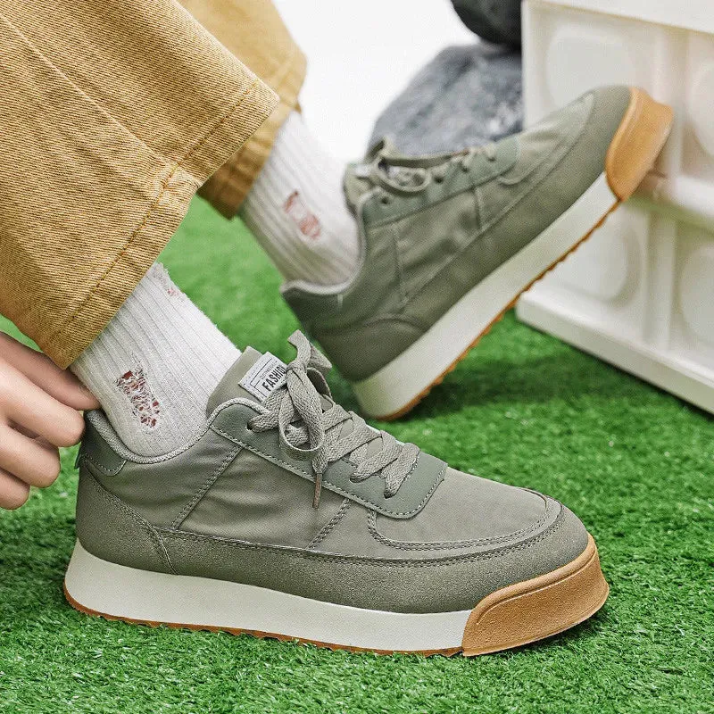 Hnzxzm Hot sale Breathable Casual Shoes Men Harajuku Style Sneaker Fashion Yellow Men's Sneakers 2024 Platform Walking Sports Shoes Men