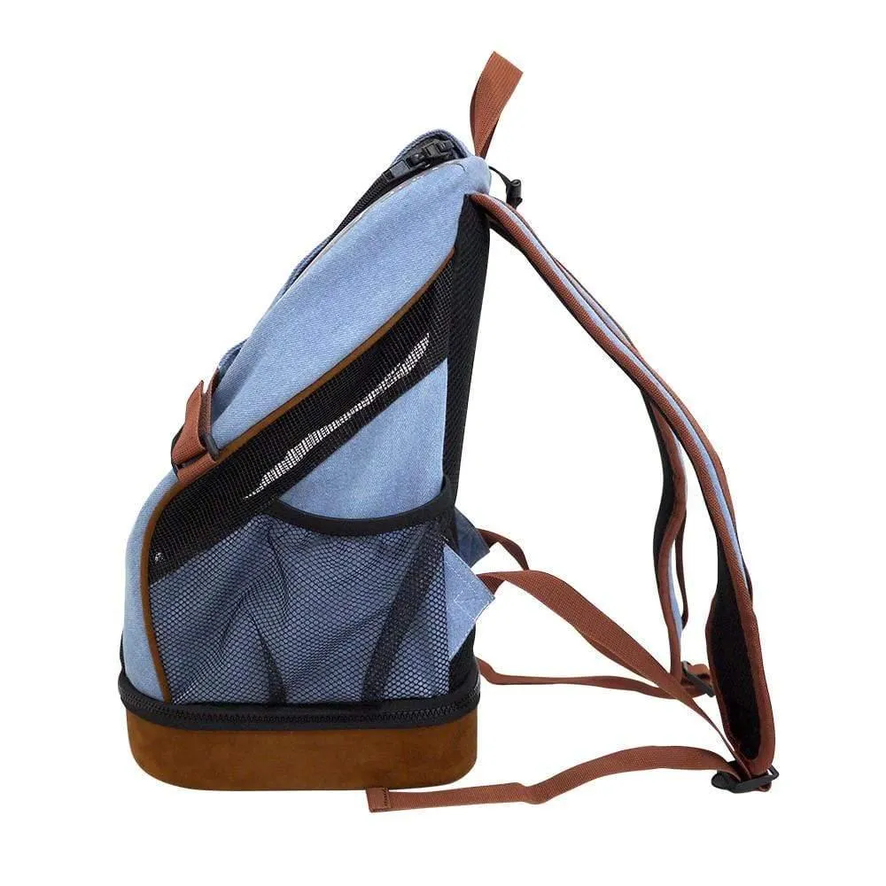 Ibiyaya® Lightweight Pet Backpack | Denim