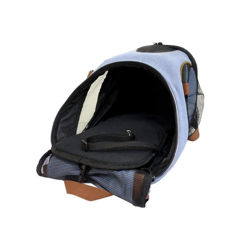 Ibiyaya® Lightweight Pet Backpack | Denim