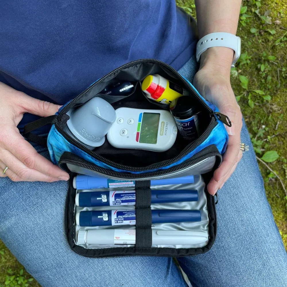 Insulated Diabetes Medication Supply Case (Other Designs Available)