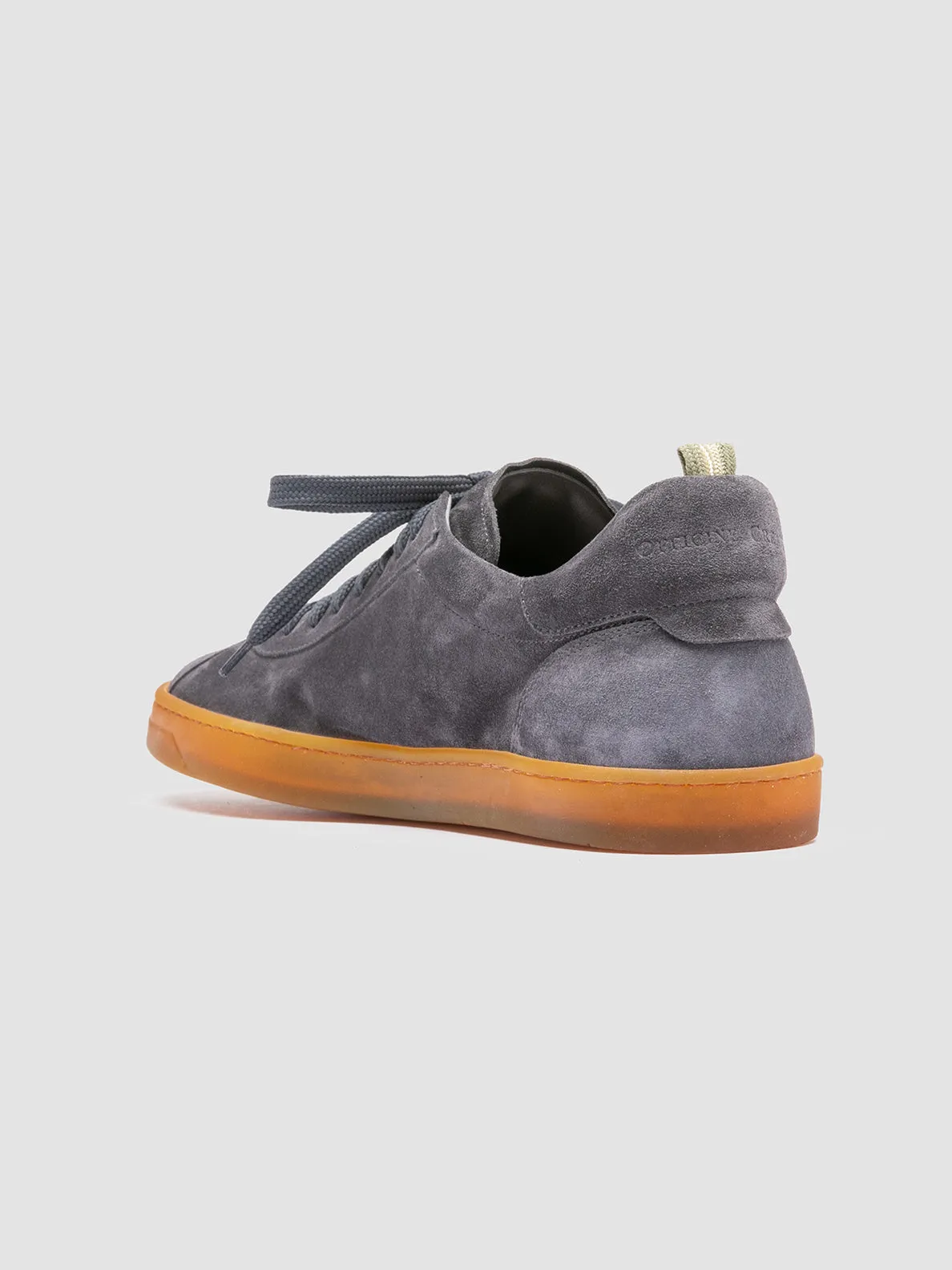 KARMA 015 - Grey Suede Low Top Sneakers