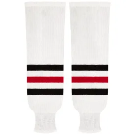 Kobe Sportswear 9806H Chicago Blackhawks Home Pro Knit Ice Hockey Socks