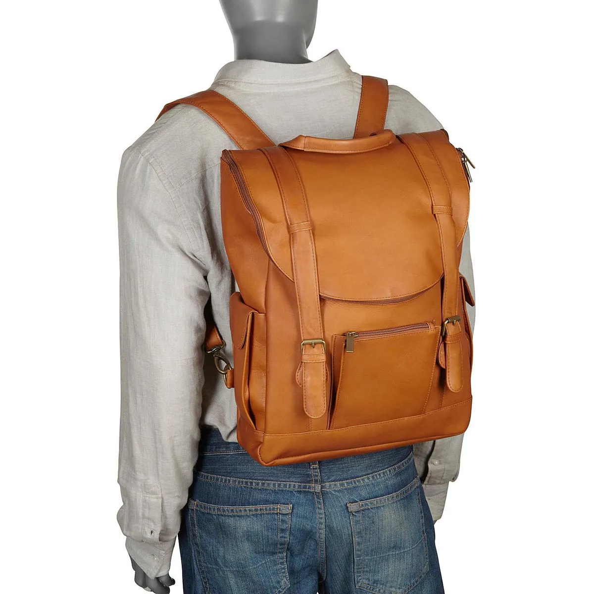 LeDonne Leather Classic Laptop Backpack