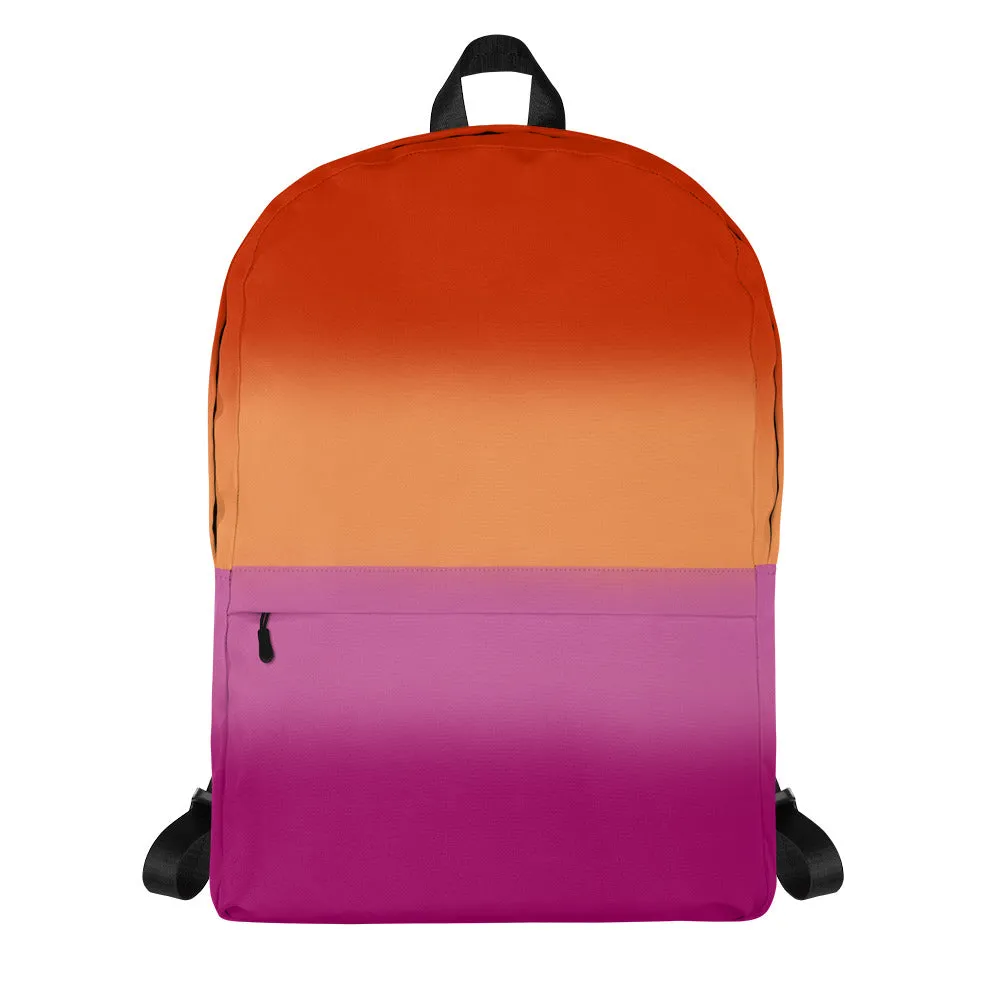 Lesbian Burred Flag Backpack