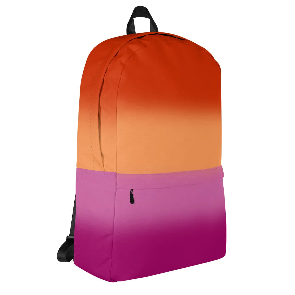 Lesbian Burred Flag Backpack