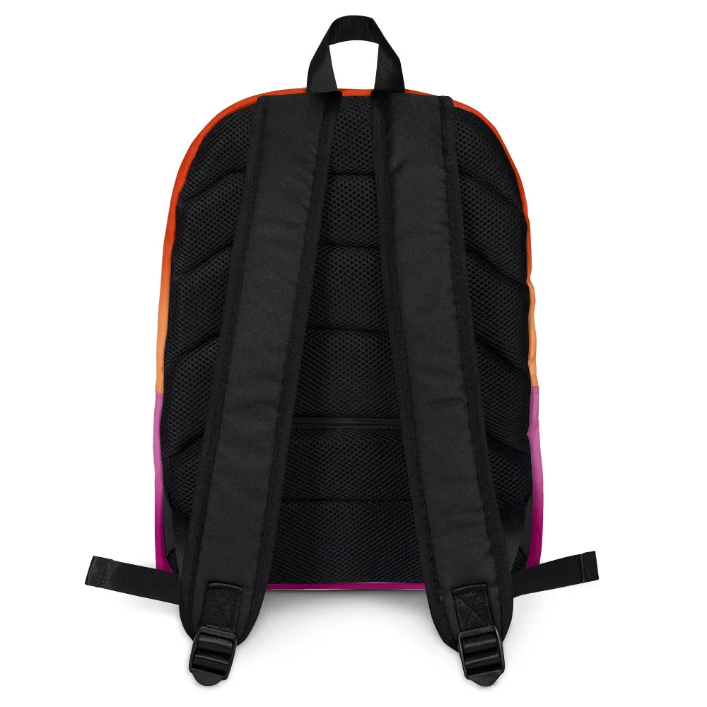 Lesbian Burred Flag Backpack