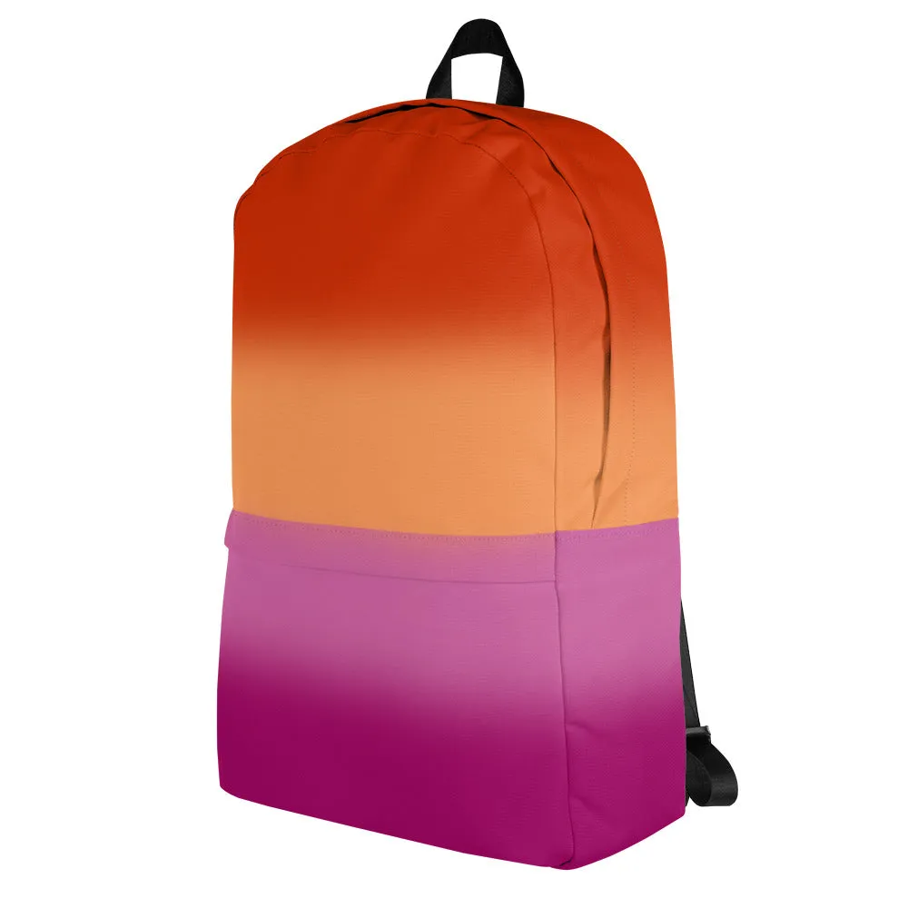 Lesbian Burred Flag Backpack