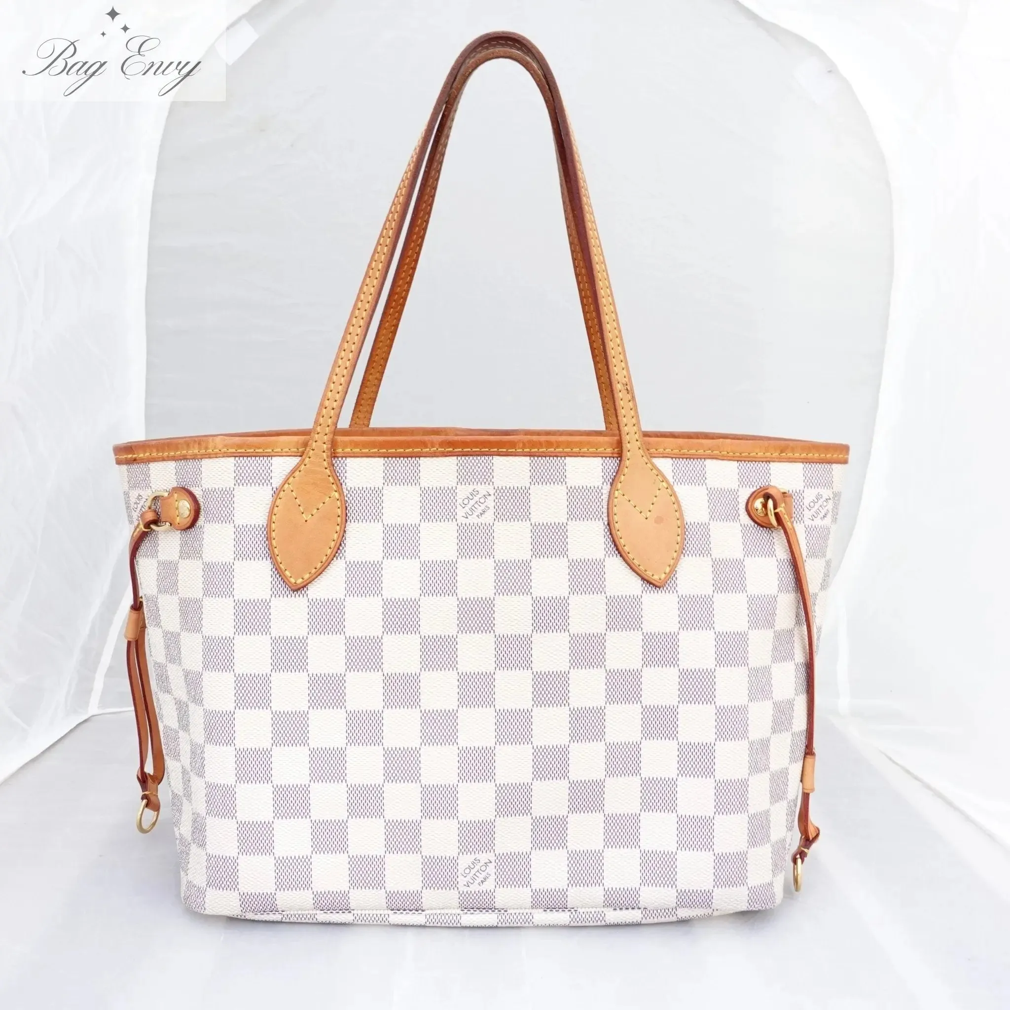 LOUIS VUITTON Damier Azur Neverfull PM