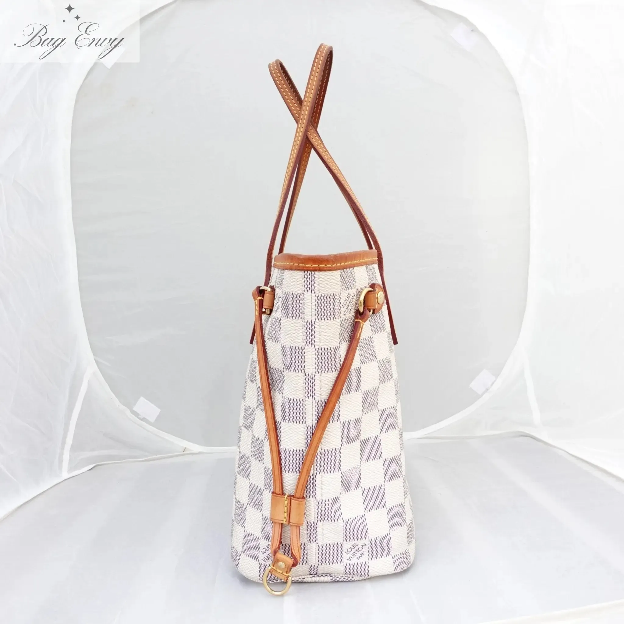 LOUIS VUITTON Damier Azur Neverfull PM