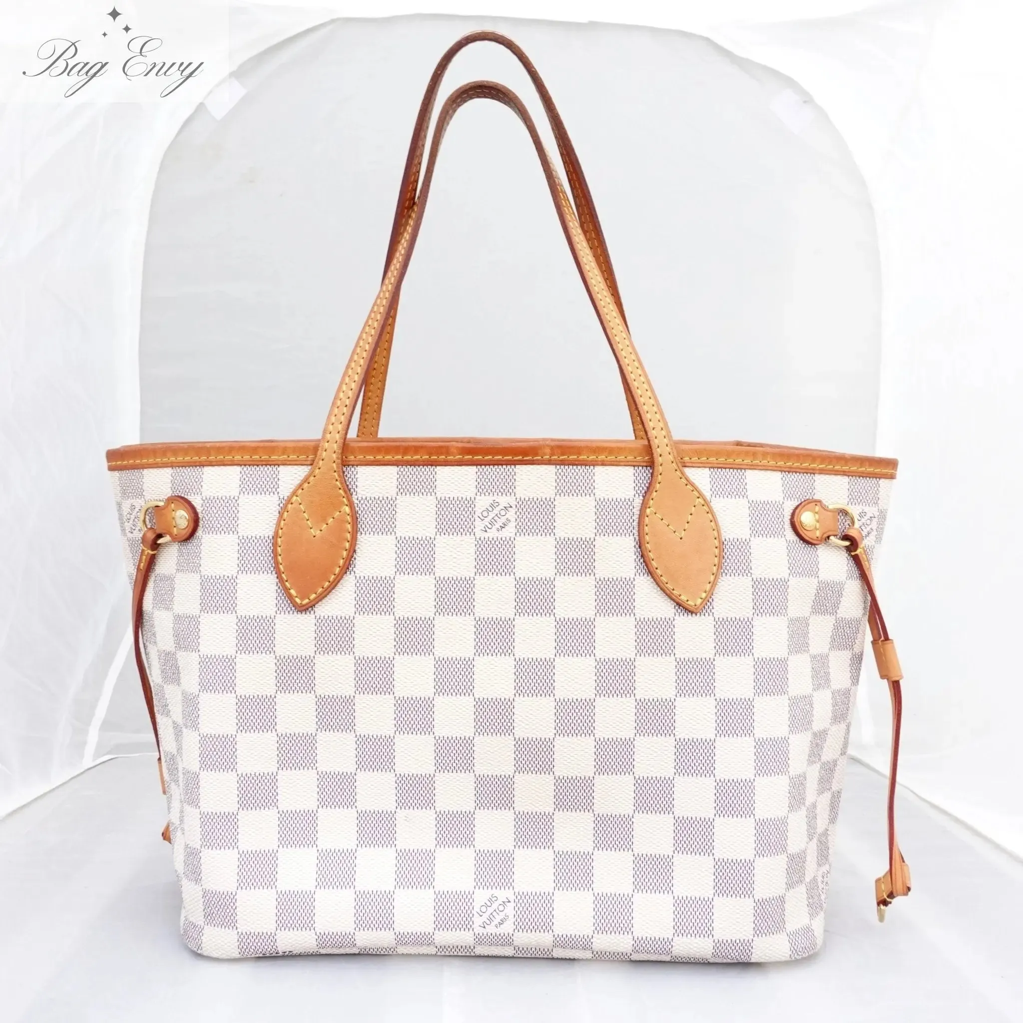 LOUIS VUITTON Damier Azur Neverfull PM