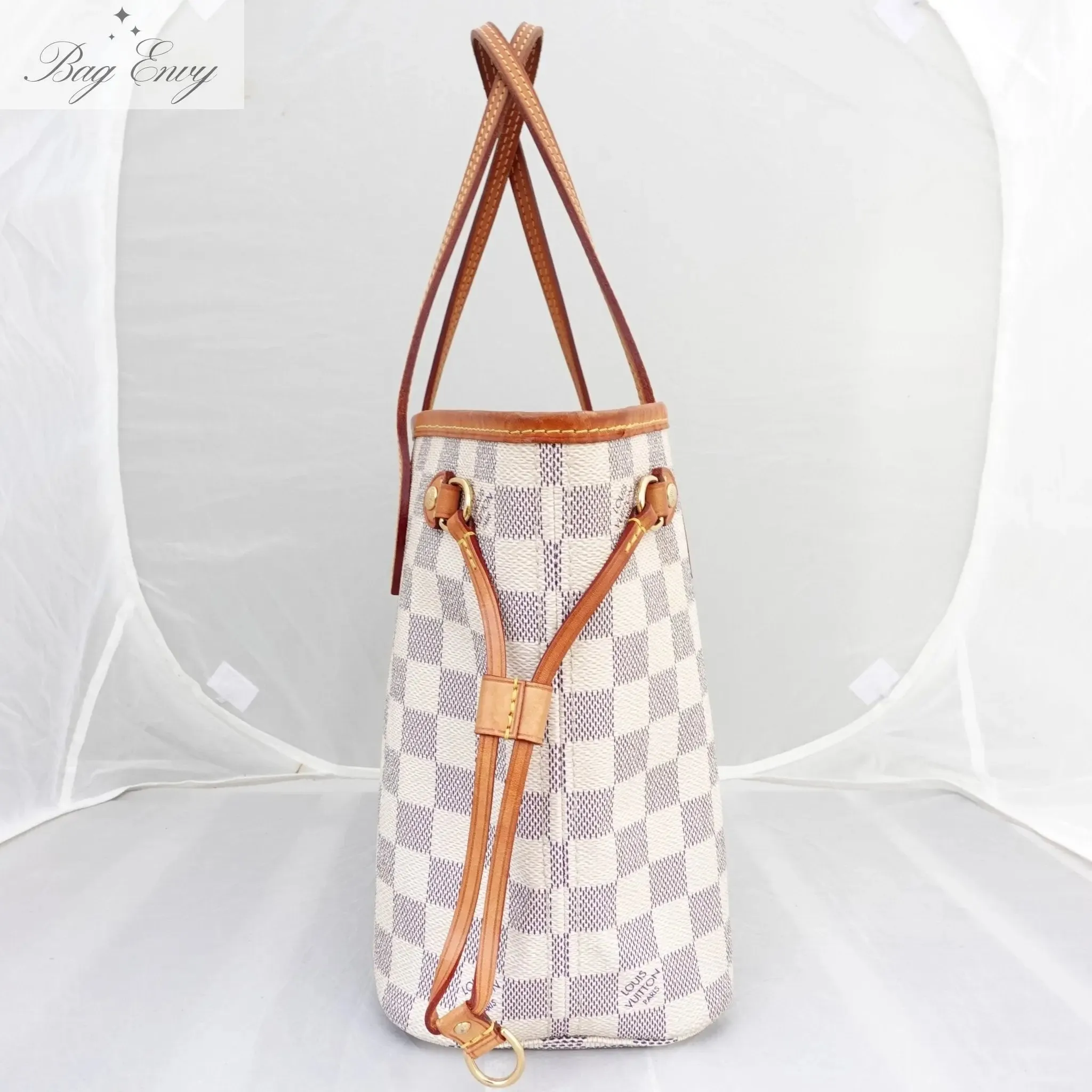 LOUIS VUITTON Damier Azur Neverfull PM