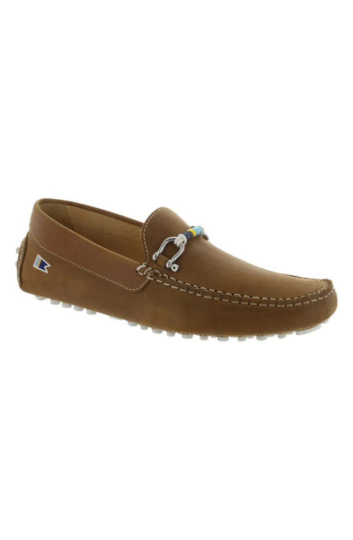 MEN'S DECK DRIVER SHOES - CRAZY HORSE TAN