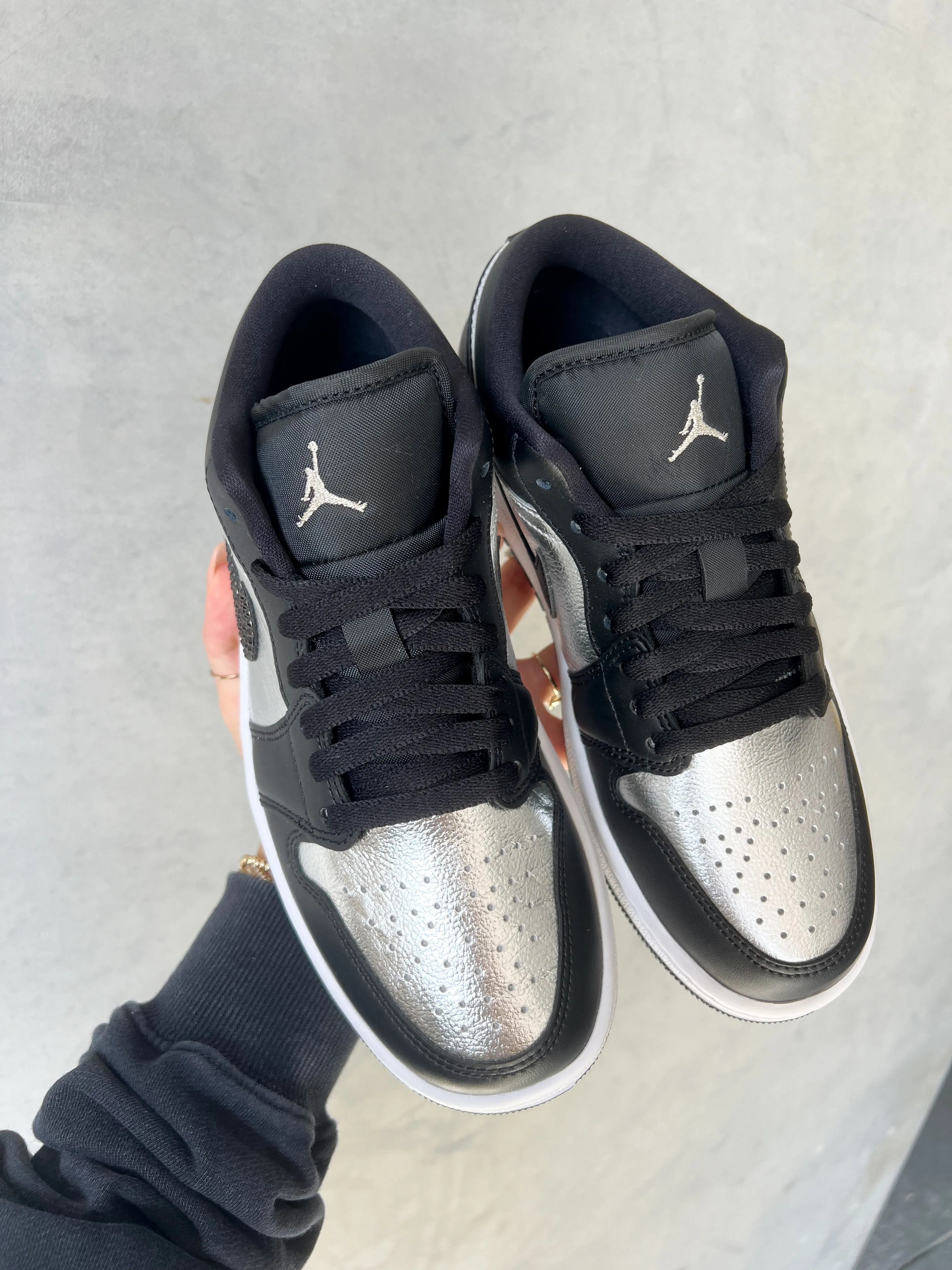 Metallic Swarovski Women’s Air Jordan 1 Low Shoes