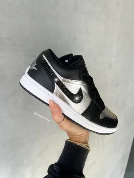 Metallic Swarovski Women’s Air Jordan 1 Low Shoes