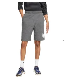 Nike Men's Sportswear Club Shorts - Charcoal Heather / White