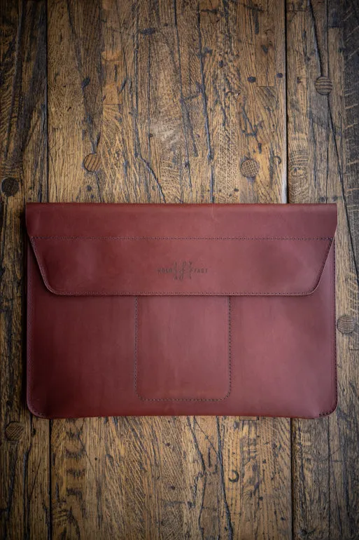 Padded Leather EDC Laptop Sleeve