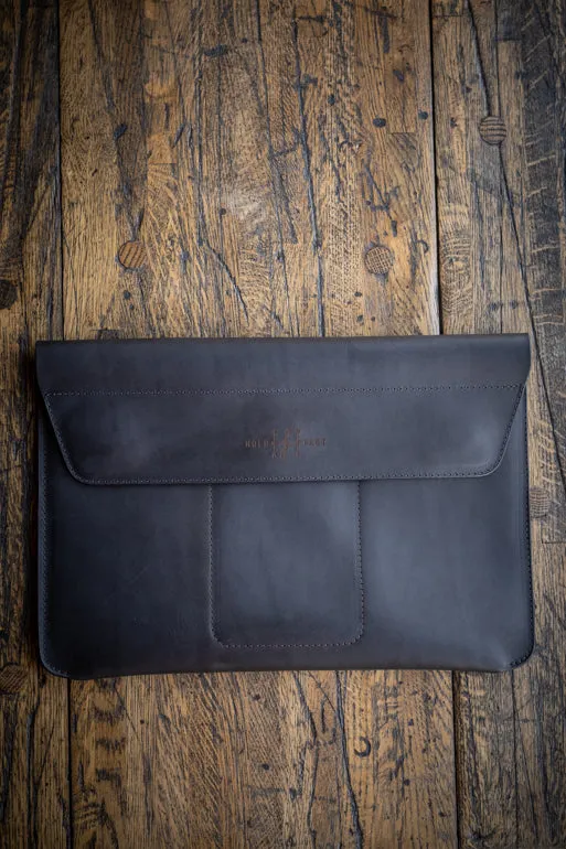 Padded Leather EDC Laptop Sleeve