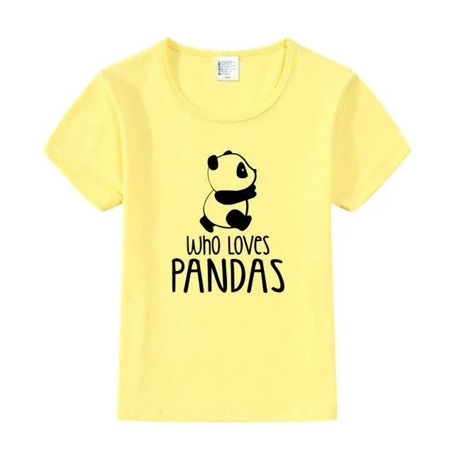 Panda Print T-shirt