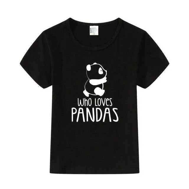 Panda Print T-shirt