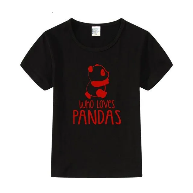 Panda Print T-shirt