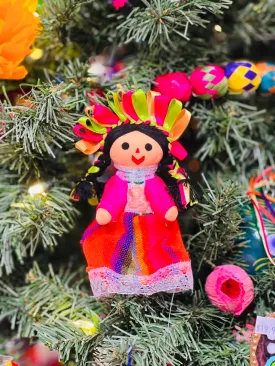 "Lele" Mexican Doll Christmas Ornament